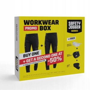 Zestaw SAFETY JOGGER Workwear Box DENEB FS czarny rozmiar 58