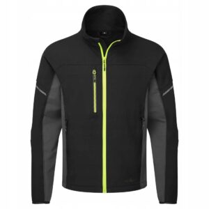 Bluza robocza PORTWEST EV475 ze stretchem czarna rozmiar M