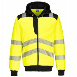 Bluza ostrzegawcza PORTWEST PW327 z kapturem żółta rozmiar M