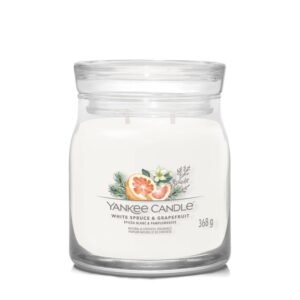 Świeca zapachowa średnia WHITE SPRUCE & GRAPEFRUIT 368g YANKEE CANDLE