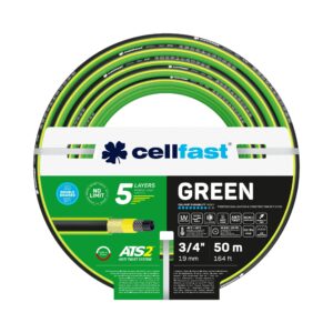 Wąż ogrodowy 5-warstwowy CELLFAST GREEN ATS2 3/4" 50m 15-121